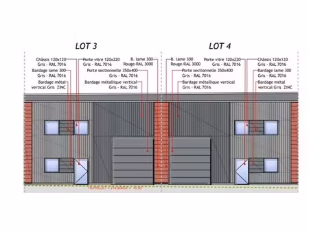 location entrepôt chaponost 69630 271m²