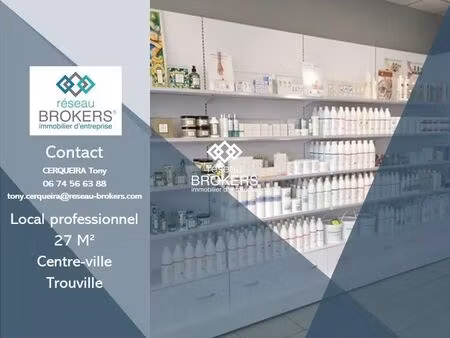 location local d’activités trouville sur mer 14360 27m²