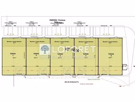 location local d'activités 298 m² à 1 490 m²