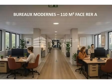 location bureaux 110 m²