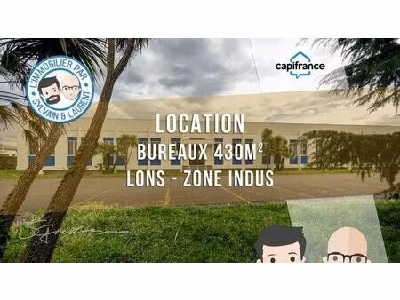 location bureaux 437 m²