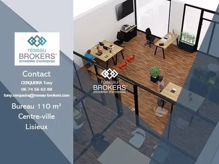 location bureaux 67 m² à 110 m²