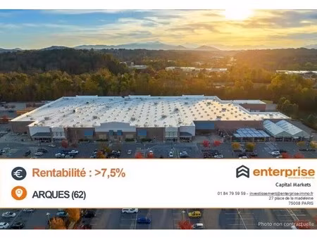 vente commerce arques 62510 1700m²