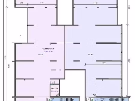 vente commerce houilles 78800 558m² à 1221m²