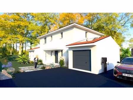 terrain avec maison neuve à vendre