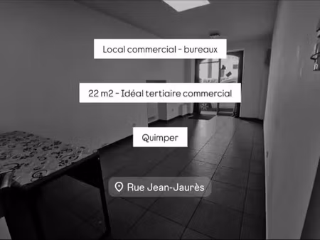 vente commerce quimper 29000 22m²