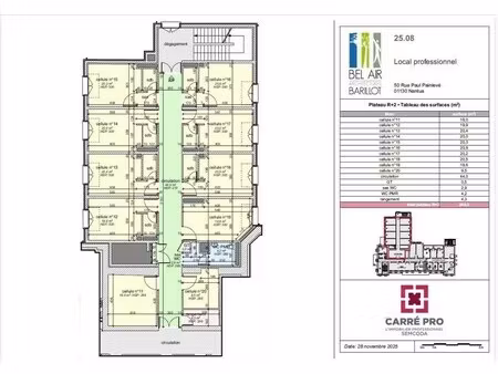 location bureaux 238 m²