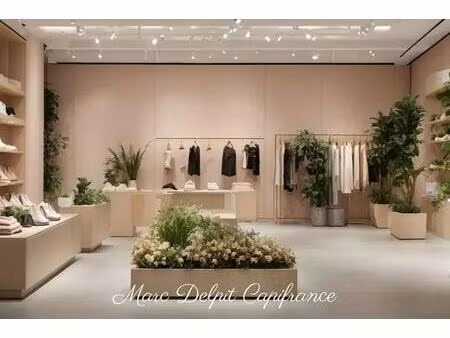 location commerce 124 m²