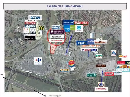 location commerce 236 m²