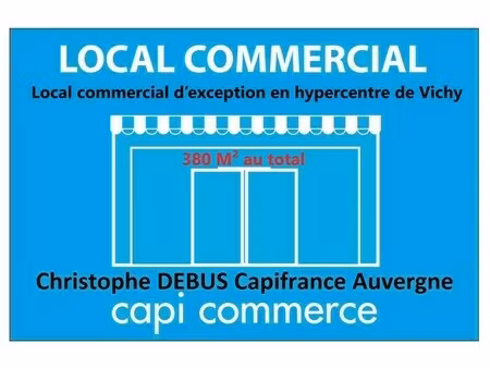 location commerce 380 m²