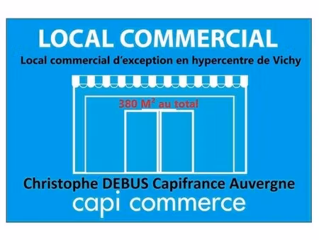 location commerce vichy 03200 380m²