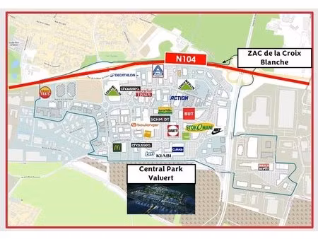 location commerce 250 m² à 4 000 m²