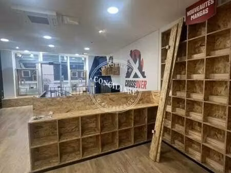 location commerce 100 m²