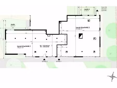 vente bureaux 406 m²