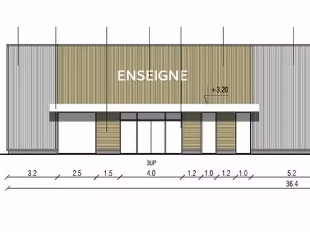 location commerce fitz james 60600 316m²