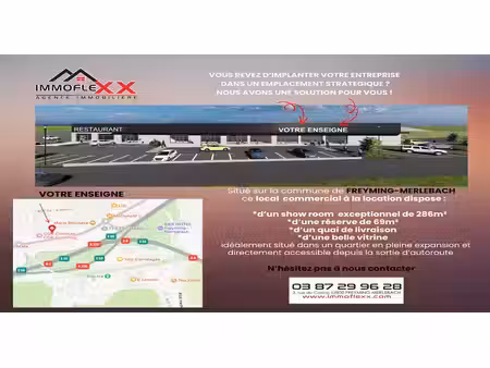 location commerce freyming-merlebach 57800 405m²