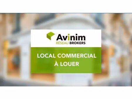 location commerce 78 m²