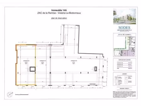 location commerce voisins-le-bretonneux 78960 107m²