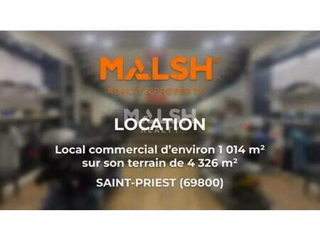 location commerce 1 014 m²
