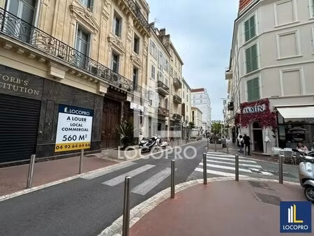 location commerce cannes 06400 560m²