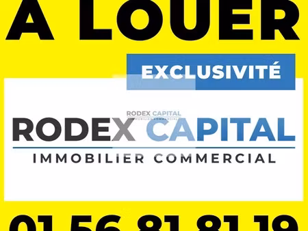 location commerce 700 m²