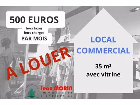 location commerce 35 m²