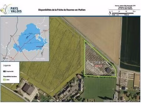 vente terrain 9 285 m²