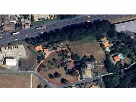 vente terrain montussan 33450 5300m²