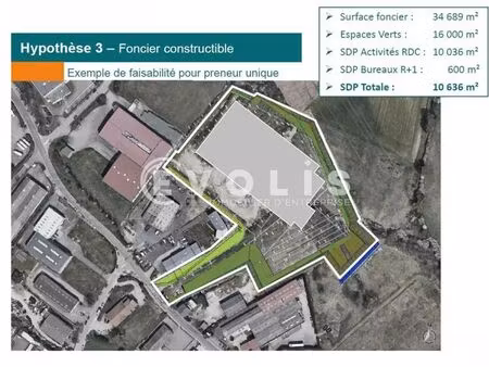 vente terrain saint laurent d agny 69440 12460m² à 34689m²