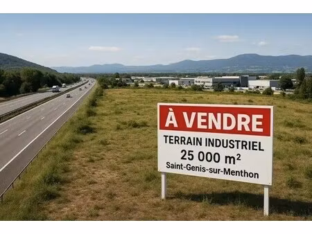 vente terrain saint genis sur menthon 01380 25000m²