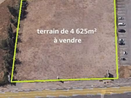 vente terrain 4 625 m²