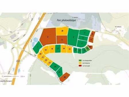 vente terrain 3 962 m²