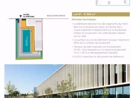 vente terrain massy 91300 45000m²