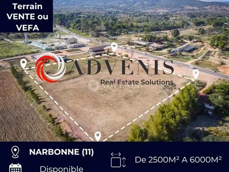 vente terrain narbonne 11100 6000m²