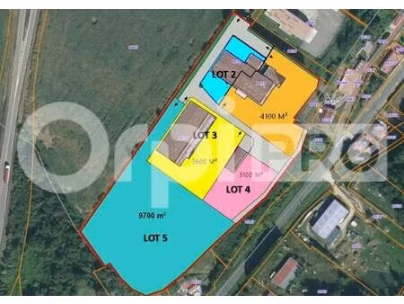 vente terrain 9 700 m²