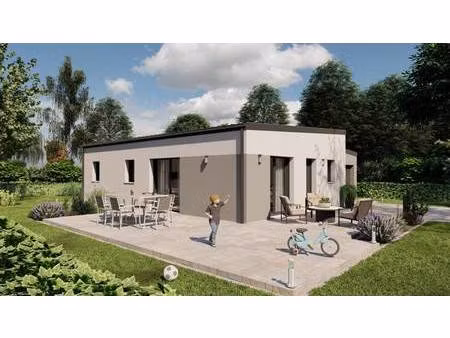 terrain avec maison neuve à vendre