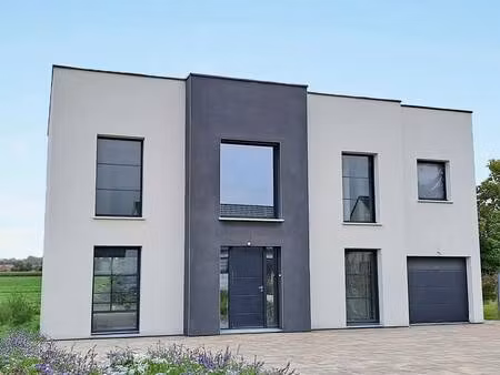 terrain avec maison neuve à vendre