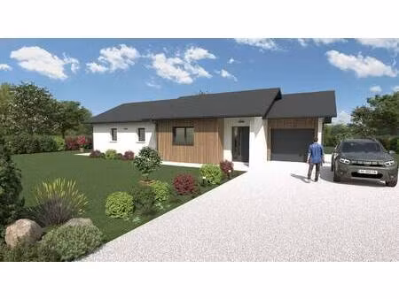 terrain avec maison neuve à vendre