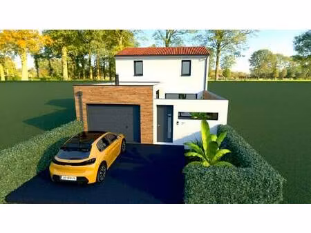 terrain avec maison neuve à vendre