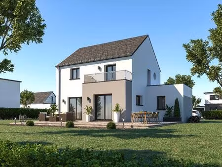 terrain avec maison neuve à vendre