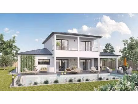 terrain avec maison neuve à vendre