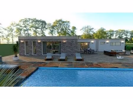 terrain avec maison neuve à vendre