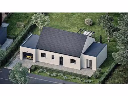 terrain avec maison neuve à vendre