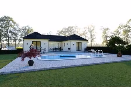 terrain avec maison neuve à vendre