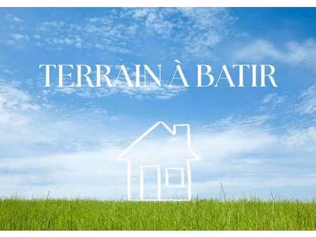 terrain constructible viabilisé à vendre
