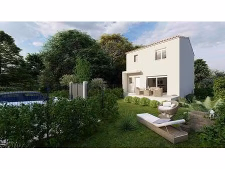 terrain avec maison neuve à vendre