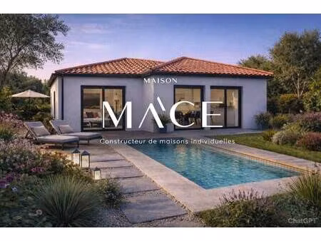 terrain avec maison neuve à vendre