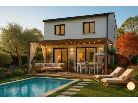 terrain avec maison neuve à vendre