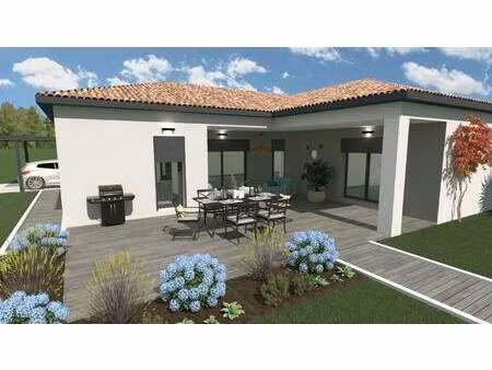 terrain avec maison neuve à vendre