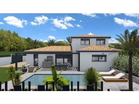 terrain avec maison neuve à vendre